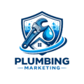 plumbing marketing logo design